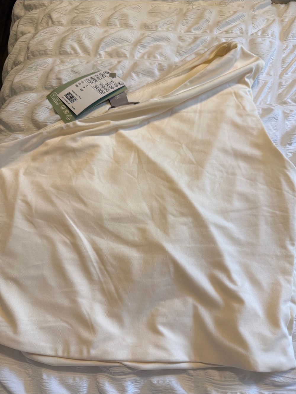 H&M Cream Bedding Topper - Lightweight Smooth Layer